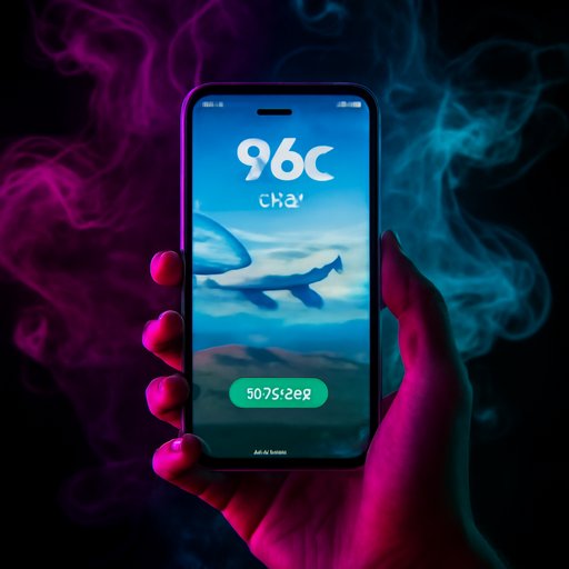 96c হাতে ধরা মোবাইল গেম স্ক্রিন